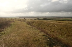 Iron Age Hill Fort at Badbury Rings
