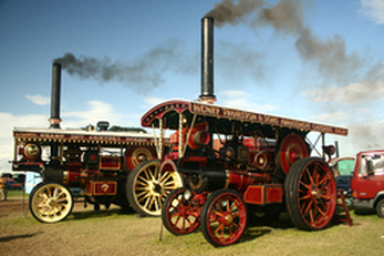 Engines at the Great Dorset Steam Fair
