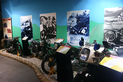 White Helmet Motor Cycles at the Royal Signals Museum