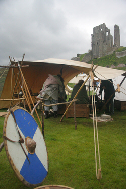 Saxon encampment at Corfe Castle