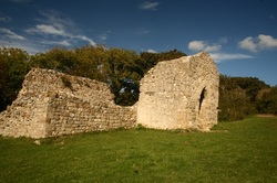 Picturesque ruins at Stanton St Gabriel