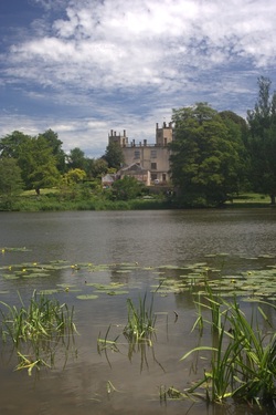 Lake and Castle at Sherborne