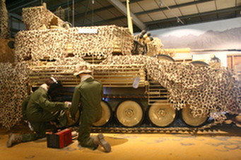 Tank Museum Afghanistan Exhibit