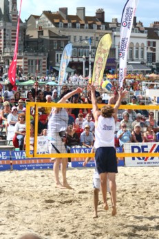 Beach Volleyball on Weymouth Sands